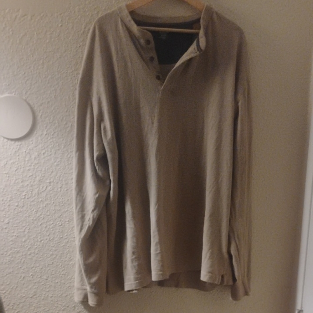 St. John's Bay Tan Crewneck Sweater Soft Knit Relaxed Fit